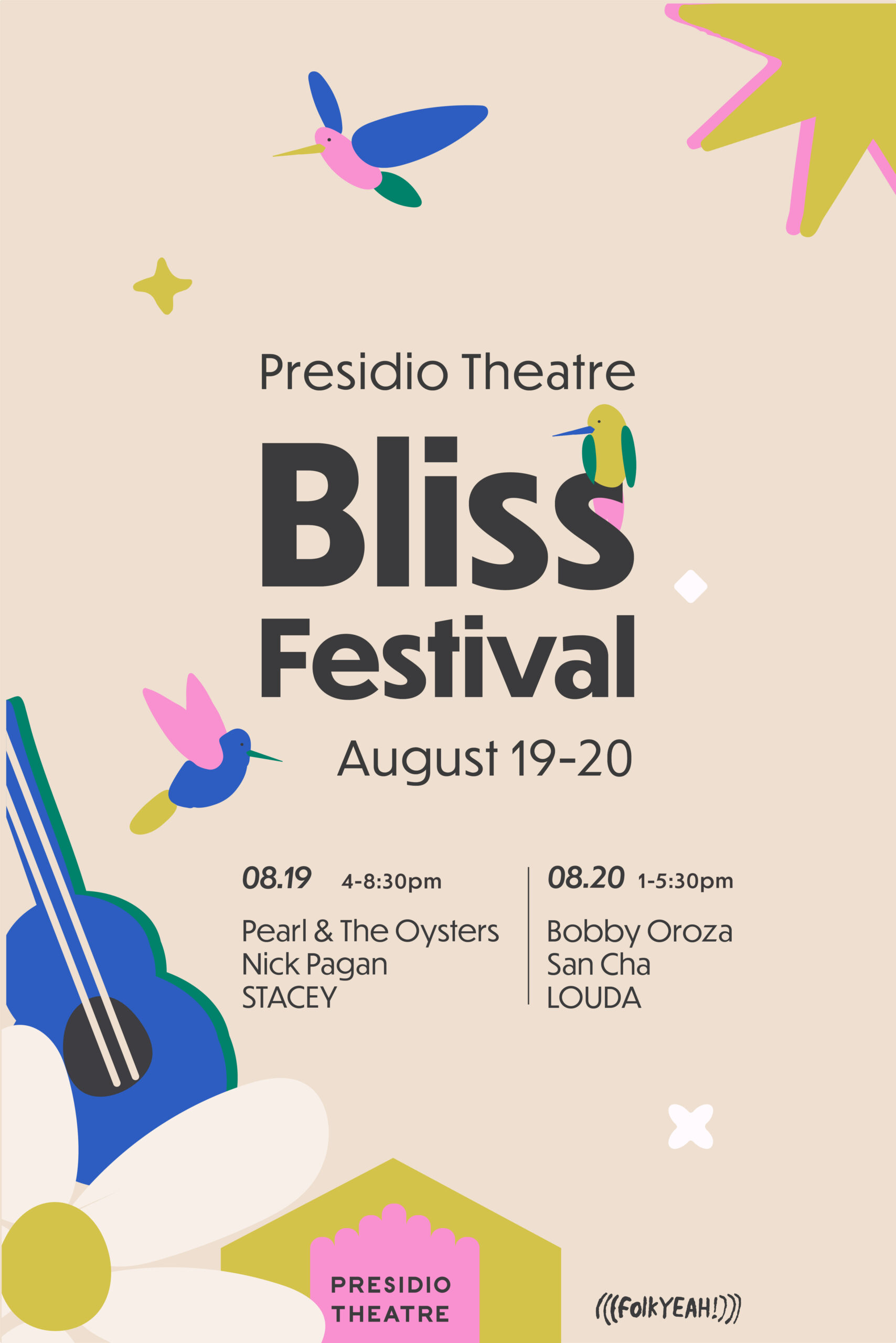 Presidio Theatre Bliss Festival Presidio Theatre